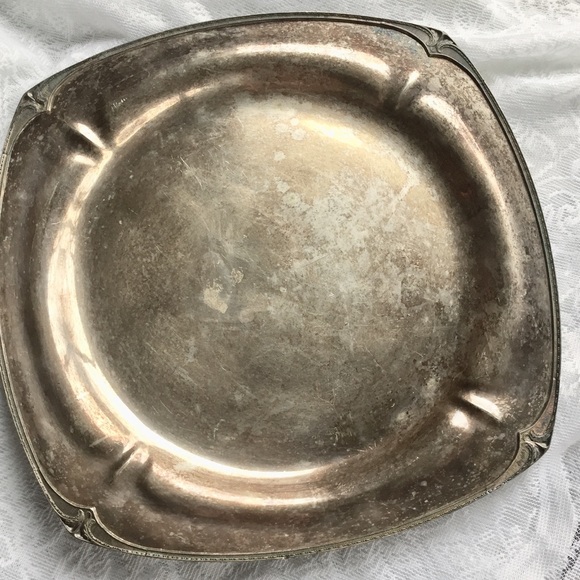 Large Charger Tray Table Decor Deco Style EPNS - Picture 5 of 13